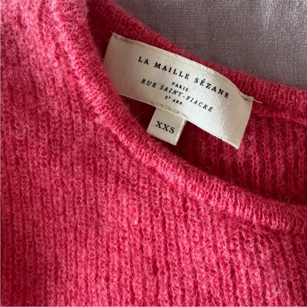 Sézane Pink Gaspard Cardigan - Picture 6 of 8
